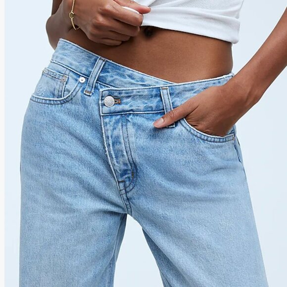 NWT Madewell Low-Slung Straight Jeans - Size 26 - Picture 4 of 5